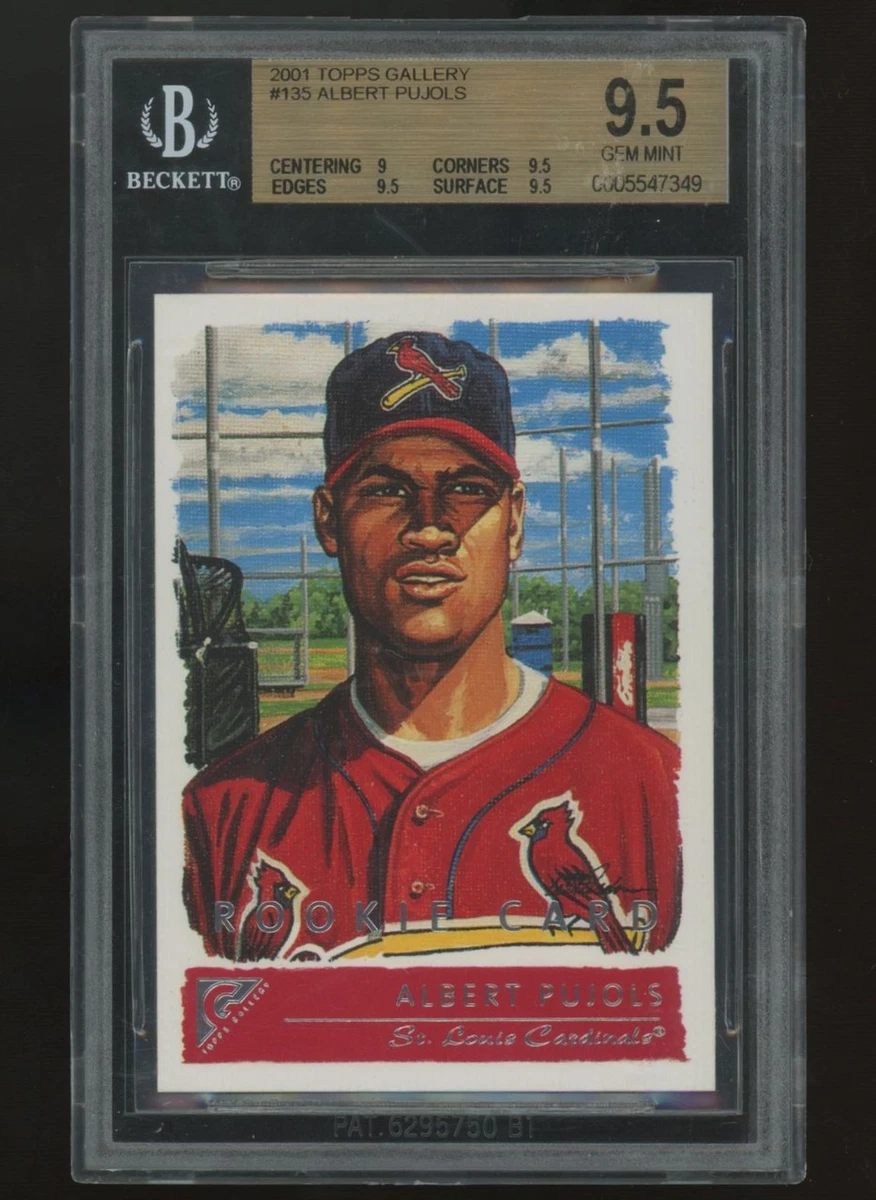 Topps Albert Pujols Grade 9.5 Rookie Baseball Trading Cards