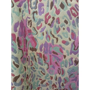 Tudor Court Multicolor Animal Print Button Down Jacke mit Taschen leicht L - Bild 1 von 9