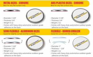 [Producto con licencia oficial del USMC] - Orgullosa esposa de un veterano del USMC 3D abovedado coche  - Imagen 1 de 29