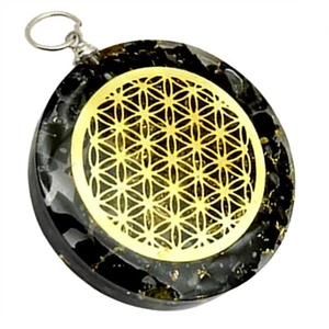 Collar Turmalina Colgante Generador de Energía Cobre Orgonita Orgón HECHO A MANO - Imagen 1 de 7