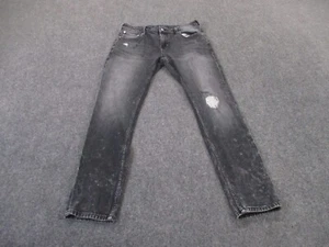 Scotch Soda Jeans Men 34 x 32 Gray Denim Skim Straight Stretch Distressed Skater - Picture 1 of 13