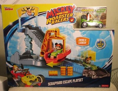 Fisher-Price Disney Junior Mickey & The Roadster Racers Juego de Escape Desguace Foto 1 de 4