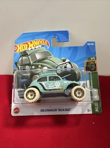 NEW 2022 Hot Wheels Q CASE Volkswagen Baja Bug Mud Studs - Short Card - Picture 1 of 3