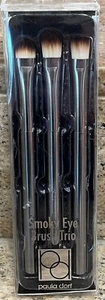 Paula Dorf Smoky Eye Brush Set 3 Pieces New - Picture 1 of 1
