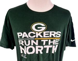 Nike Green Bay Packers Fußball T-Shirt Herren Gr. 3XL Run The North Spell Out - Bild 1 von 7
