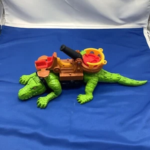 Imaginext Walking Crocodile Captain Hook Pirate Cannon Fisher Price Croc 2015 - Imagen 1 de 3