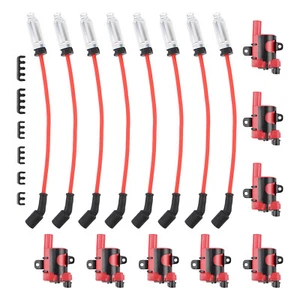 Round Ignition Coil Spark Plug Pack For Chevy Silverado GMC LS1 LS3 4.8 5.3 6.0L - Picture 1 of 10