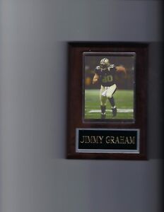 JIMMY GRAHAM PLAQUE NEW ORLEANS SAINTS FOOTBALL NFL