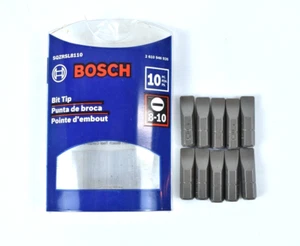 10 nuevas puntas de broca de tornillo selladas Bosch de 1" ranura recta # 8-10 para taladro atornillador - Imagen 1 de 3