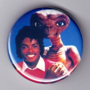 MICHAEL JACKSON & ET - Badges & Magnets - 80's Retro Alien Extra Terrestrial