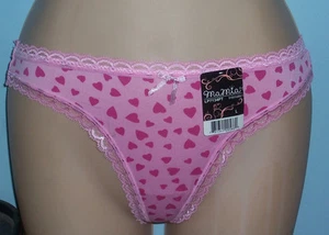 Ma Mia Hearts Thongs Size SMALL (sz 5) COLOR CHOICE - Picture 1 of 7