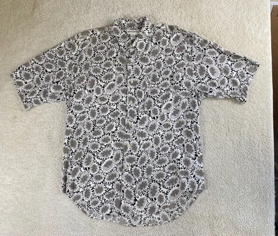 Reunion Ropa de Hombre Hombre M Abotonada Manga Corta Geométrica Tropical Retro Resort Foto 1 de 4