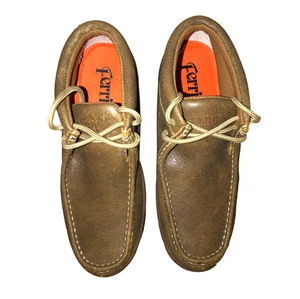 NIB Ferrini Casual Womens Shoes Size 7.5B Rogue Lace Up Mocha Style 63722-14 - Picture 1 of 11