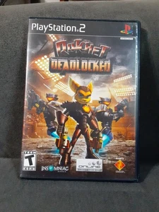 Ratchet: Deadlocked Sony PlayStation 2 PS2 CIB completo/con manuale TESTATO FUNZIONANTE - Foto 1 di 5
