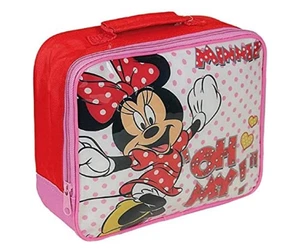 Disney Minnie Mouse Kids Lunch Bag Insulated Snack Box with Handle for Girls - Picture 1 of 3