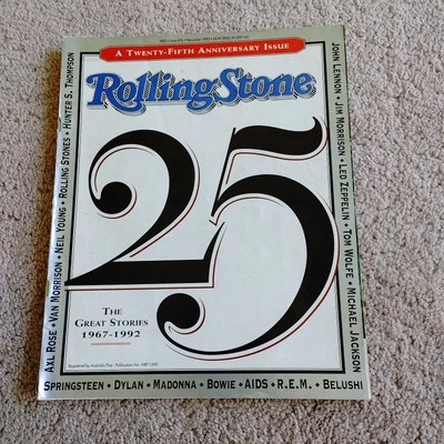 Rolling Stone Magazine 25th Anniversary Issue# 476 Nov 1992. Australian Edition. - Image 1 of 3