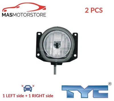 FOG LIGHT LAMP PAIR TYC 19-5041-15-2 2PCS I NEW OE REPLACEMENT - Image 1 of 4