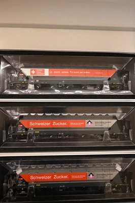 NME 510616 510617 510618 HO DC SBB-Cargo Getreidewagen Tagnpps  Ep 6 OVP Rarität - Bild 1 von 3