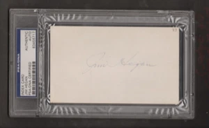 Jim Hegan Signed Autograph (d. 1984) 3x5 index card PSA Authenticated & Slabbed - Picture 1 of 1