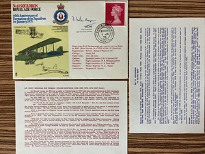 RAF Cover - 10 Squadron - Signed Sir R. Ivelaw-Chapman, WW2 Pilot Shot Down, POW - Bild 1 von 6