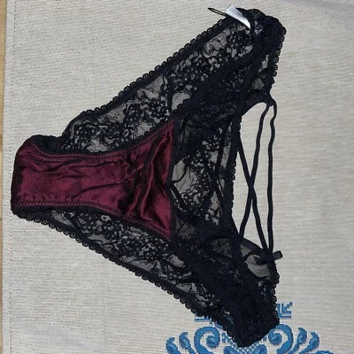 BRAGAS DE ENCAJE CON TIRAS MIMI HOLLIDAY NUEVAS SIN ETIQUETAS TALLA S Foto 1 de 4