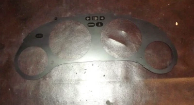 OEM Honda Del Sol painel medidor acabamento tampa mostrador placa 5 velocidades MT preto NCV - Imagem 1 de 4