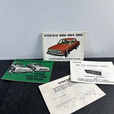 Volvo 242 264 265 1976 Original Owners Manual - Image 1 of 4