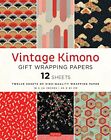 Tuttle Studio Vintage Kimono Gift Wrapping Papers - 12 sheets (Paperback)