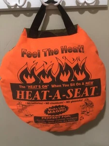 Camouflage Portable Heat-A-Seat Cushion Hunting - Picture 1 of 2