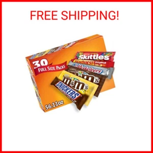 Assorted Candy Variety Pack, Full Size, 56.11 oz (30 Bars) - Picture 1 of 2
