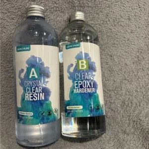 Crystal Clear Epoxy Resin Kit 32OZ, Bubble-Free, Coating and Casting Resin - Picture 1 of 5