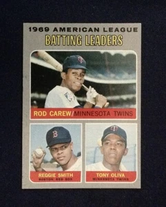 1970 # 62 Topps Batting Leaders Carew, Smith, Oliva NR-MT KOSTENLOSER VERSAND - Bild 1 von 2