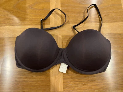 Sujetador Multivía GILLY HICKS Hollister Abercrombie PUSH UP SIN TIRANTES Gris 34C Nuevo con Etiquetas Foto 1 de 4