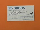 Ed Gibson NASA Astronaut Autograph Signed Business Card