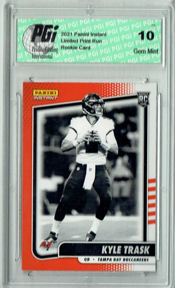 Kyle Trask 2021 Panini Instant #BW20 Black & White 1/2728 Rookie Card PGI 10 - Image 1 of 1