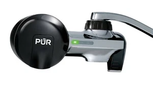 Pur Faucet Water Filter, Pfm200b, Black and Chrome with filter - Picture 1 of 3