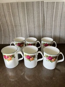 Tazze Royal Albert Old Country Roses, set di 6. NUOVO SENZA ETICHETTA - Foto 1 di 9