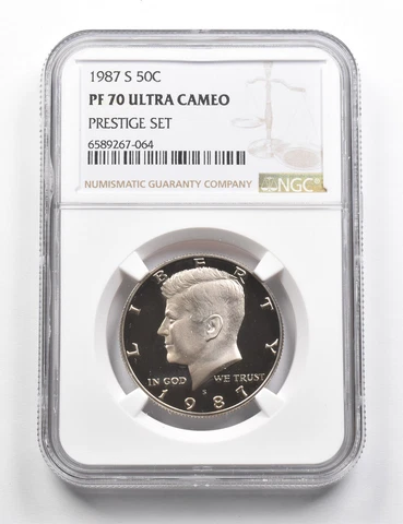 PF70 UCAM 1987-S Kennedy Half Dollar Prestige Set NGC RARE PEDIGREE *9808 Cover