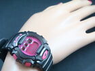 Casio Baby G BG1006SA-1 Wrist Watch with metallic Black band with pink dial 