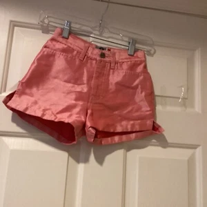 Arizona Jean Co. Shorts Girls Size 7 Pink 60% Cotton Coin Pockets Belt Hoops - Picture 1 of 4