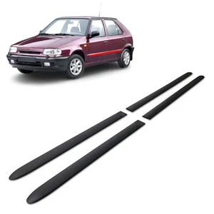 para SKODA FELICIA 1994-2001 HB/SW MOLDURAS TIRAS DE PUERTA BARRA LATERAL ABS - Imagen 1 de 7