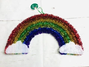 Oropel arco iris 🌈 decoración de pared 14"" - Imagen 1 de 3
