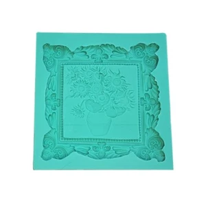Relief Mould 3D Sculpted Decorations Mold, Resin Crafting Projects Frames Mold - Picture 1 of 8