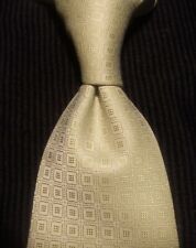 Feraricci Solid Pale Lime Green Men's Polyester Necktie Tie Textured Hobnail 