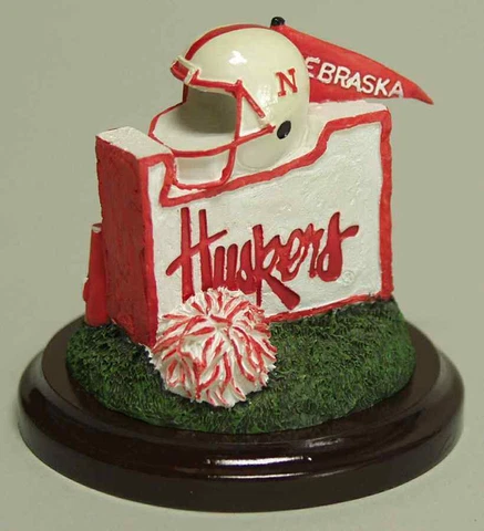 Slavic Treasures Mascot Mini Figurine Nebraska Cornhuskers - Boxed 6481393 Cover