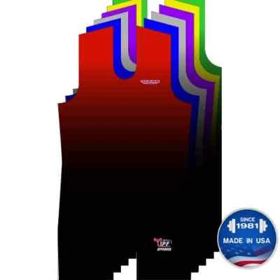 Titan Triumph Fade Powerlifting Singlet - IPF USAPL Approved - Ombre Singlet - Image 1 of 4