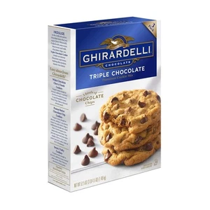 Ghirardelli Triple Chocolate Chip Cookie Mix (17.5 Ounce, 3 Pack) - Picture 1 of 1