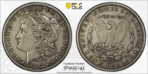 1892 S Morgan Silver Dollar PCGS XF-40 - Picture 1 of 1