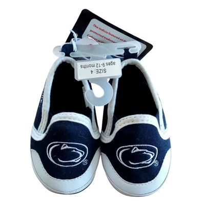Zapatos Infantiles Penn State Nittany Lions Talla 9-12 Meses Bordados Logotipo del Equipo Nuevos Foto 1 de 4