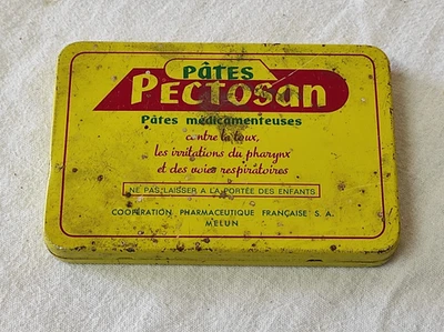 Ancienne Boite en métal Pates Pectosan vide 10,5 x 7 cm - Photo 1/4